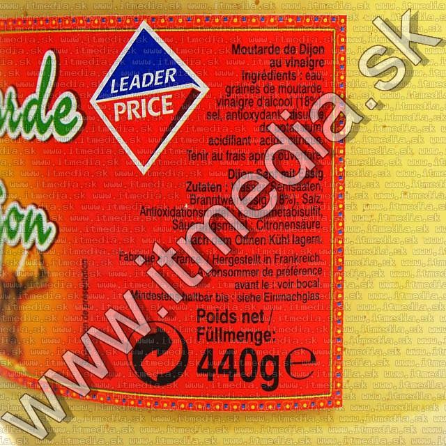 Image of Dijon Mustard (Leader Price) 440g (IT8616)